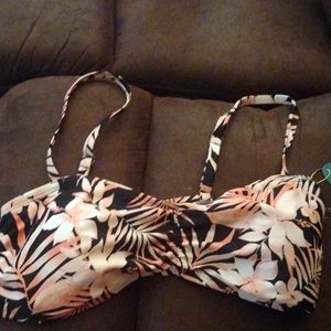 NEW Pink Peach Floral Bikini Mynah